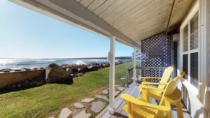 Quarterdeck Beachside Villas & Lofts, Summerville Centre ocean view from porch at one of the best cool places to stay in Nova Scotia.jpg